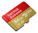 Cartão Sandisk Micro Sdsqxah-064g-gn6mn Extreme 64gb/170mbs