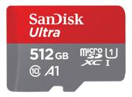 cartao sandisk micro sdxc ultra 120mb/s 512gb