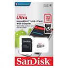 Cartão Sandisk Ultra Micro SDHC UHS-I 32gb 80mb/s Classe 10