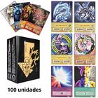 Cartas de Yu-Gi-Oh! - Coleção com 100 Peças (Olhos Azuis, Exodia, Obelisco, Slifer)