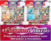 Pokémon TCG: 2 Triple Pack SV1 Escarlate e Violeta - Spidops e Espathra -  Pokémon Company - Deck de Cartas - Magazine Luiza