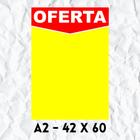 Cartaz de Oferta 42 x 60 (A2) - 100 unidades - Embalagens e Papéis Brilhante