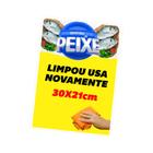 Cartaz OFERTA PEIXE Oferta - 30x21cm - Reutilizável - Apaga e usa novamente