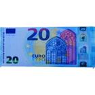 Carteira 20 Euro Super Slim Nota Dinheiro Lona