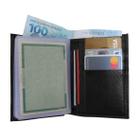 Carteira 33A - Unissex de Bolso em Couro (833TN33) Porta Cartão, Dinheiro, CNH, RG