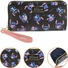 Carteira Feminina De Mão Miniatura Stitch Original Disney Rosa ou Preta Bolsa Clutch Luxcel Original