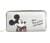 Carteira Feminina Prateada Mickey Mouse Disney Luxcel