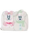 Carteira Loungefly Disney Mickey & Minnie Pastel Snowman