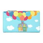 Carteira Loungefly Disney UP Balloon House em material sintético