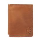 Carteira Masculina Couro Moderna Slim Porta Cartao Documento Cedulas Compacta Resistente