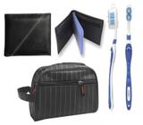 Carteira Masculina Slim + Necessaire masculina executiva