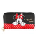 Carteira Retangular Cores Minnie 10x19cm - Disney - Taimes