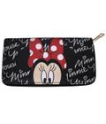 Carteira Rosto Minnie Preta - Disney