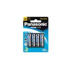 Cartela 4 Pilhas Panasonic Super Hyper AA Comum Peq. 1.5V