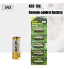 Cartela C/ 5 Mini Baterias Alcalina 23A 12V Controle Alarme 75