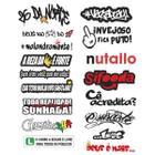 Cartela De Adesivos Personalizados Carro Moto Bike Motocross