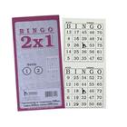 Cartela de Bingo Tamoio 2x1 (duplo) 12 blocos com 100 folhas