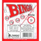 Cartela De Bingo Tamoio Jornal PACK COM 15 UNIDADES