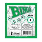Cartela De Bingo Verde 120x108mm 100 Folhas Tamoio