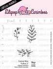 Cartela de Carimbos Mini - "Folhas 2" - Lilipop Carimbos - LilipopCarimbos