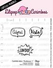 Cartela de Carimbos Mini - "Professor 1" - Lilipop Carimbos - LilipopCarimbos