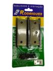 Cartela de Dobradiças c/ 3 unidades - 3.1/2X3" - MD 5296 - Aço Envelhecido - Metalúrgica Rodrigues