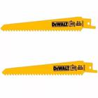 Cartela de lâmina de serra sabre 6" 6 dentes com 2 peças - DW-4802-2 - Dewalt