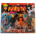 Cartela Naruto com 4 personagens -14cm Bonecos Articulados