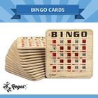 Cartelas de bingo de obturador rápido - Extra grosso - Fácil de ler