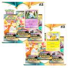 Kit Cartas Pokémon EE2 Blister Quadruplo 4 Pacotes + 1 Carta Duraludon Rixa  Rebelde - Copag - Deck de Cartas - Magazine Luiza