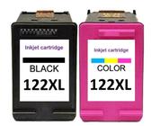 cartucho 122 122xl 122 xl ppreto e colorido compativel Deskjet 1000 1050 1055 2000 2050 3000 3050a 15ml - Jet Tech