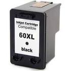 Cartucho 60xl preto compatível para deskjet d2500, d2530,f4200