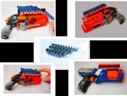 Cartucho Clipe Nerf Upgrade 8 Dardos Módulo - SNS3D