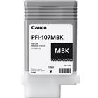 Cartucho de Tinta Canon PFI-107 PFI-107MBK Preto Fosco Original 130ml