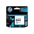 Cartucho HP 664 Preto ou Colorido Original Para HP Deskjet 2136, 2676, 3776, 5076, 5276