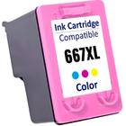 Cartucho Para HP 2376 667xl - 3YM78AB Color Compatível