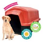 Casa 5 casinha de cachorro grande porte alvorada superinjet desmontavel resistente confortavel-vermelho