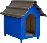 Casa cao telhado ecologico n 4 azul