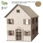 Casa Casinha de Boneca Decoração Artesanato MDF Cru - Decori Br 98765657