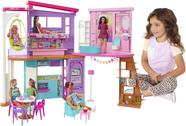 Casa Da Barbie Férias Malibu + Acessórios Mattel - HCD50