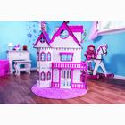 Casa Tema Barbie Adesivada Real Glam com Boneca Brinquedo Casinha