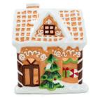 Casa Decorativa Gingerbread em Resina c/Led Colorido 18cm - Cromus