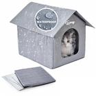 Casa para Gato Outdoor Toozey - Resistente e Isolada para o Inverno