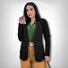 Casaco Blazer Feminino Inverno Alfaiataria Moda Social