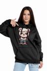 Casaco Blusa Moletom Masculino e Feminino Canguru Estampa Urso Com Bolso e Capuz Inverno Frio 04