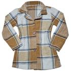 Casaco Camisa Infantil Manga Longa Vestido Flanelado 4572707950