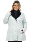 Casaco Gola Pele Plus Size Fenomenal