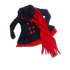 Casaco Infantil de Menina Inverno Preto/Rosa/Branco/Vermelho