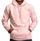 Casaco Moletom liso Masculino e Feminino blusa de frio Canguru -M002