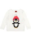 Casaco Pinguim Tricô Offwhite Kyly